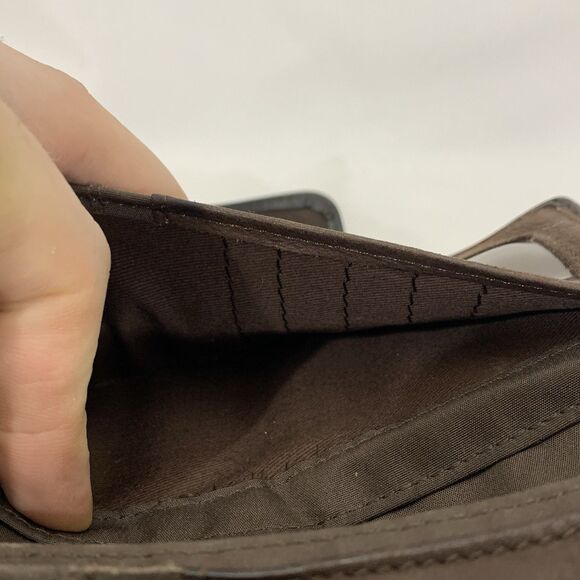 Vintage Fossil Wallet Womens Brown Genuine Leather Bi Fold Coin Purse Ladies 3x7 - Picture 8 of 13